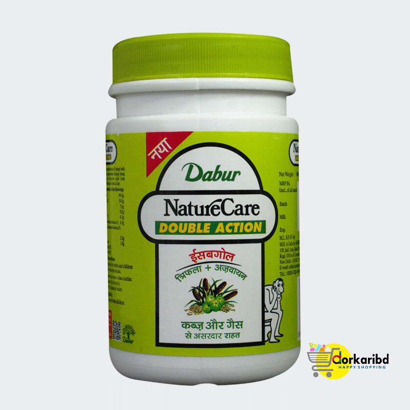 Dabur Nature Care Isabgol Bushi (Double Action) - 100 gm